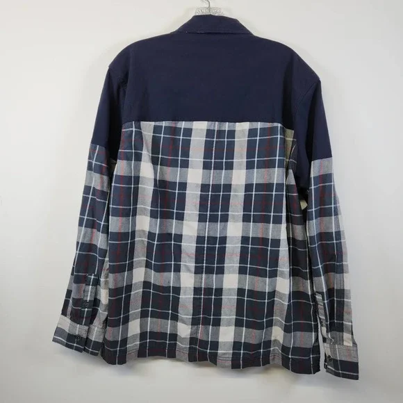 Wrangler ATG Large Mens Plaid Long Sleeve Flannel Button Up Down Shirt - Picture 4 of 6